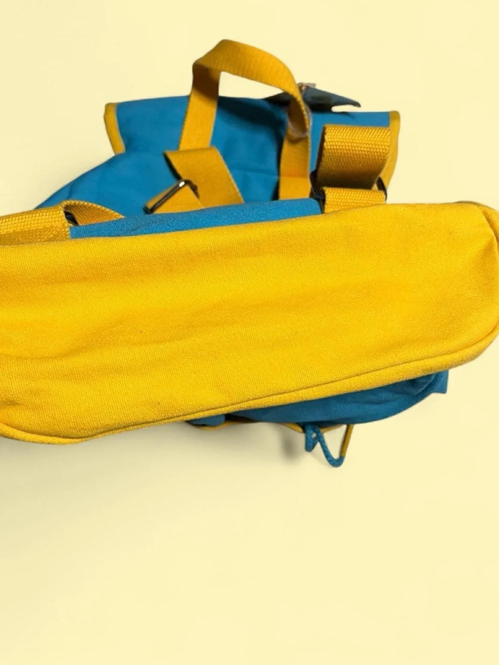 Lucy & Yak Blue and Yellow Finley Casual Backpack